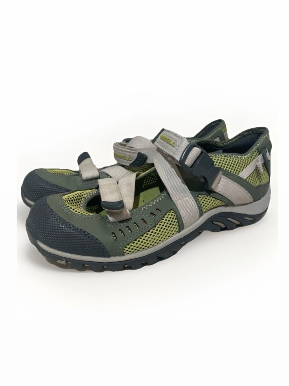 Merrell Q-Form Sz 6.5 Waterpro Crystal Green Silver Lining Water Hiking Women's